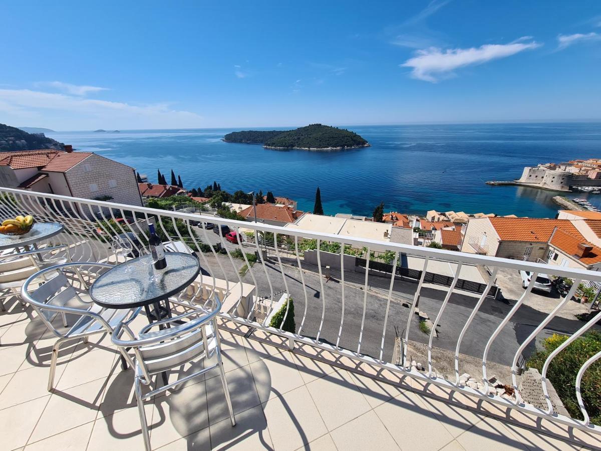 Panoramic Sea And Old Town View Dubrovnik Exterior photo
