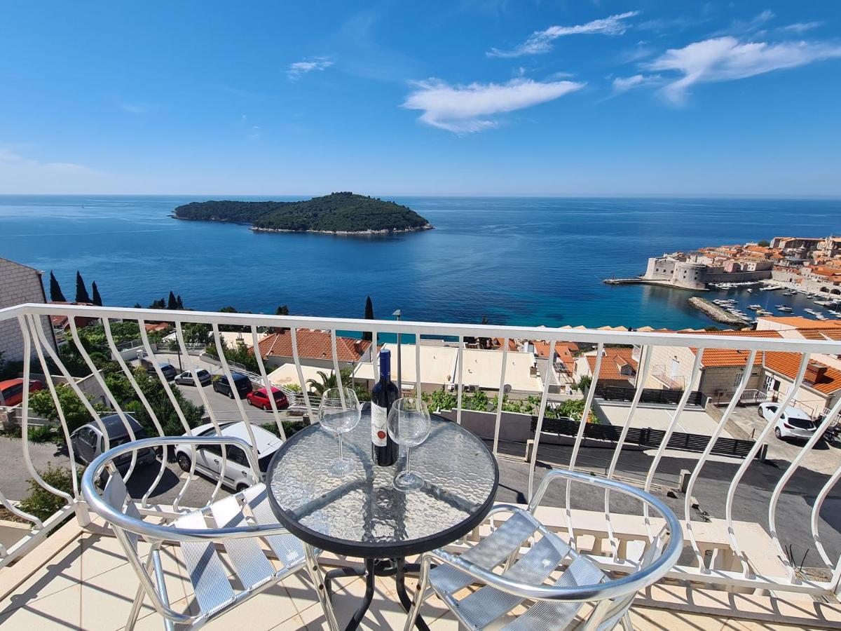 Panoramic Sea And Old Town View Dubrovnik Exterior photo