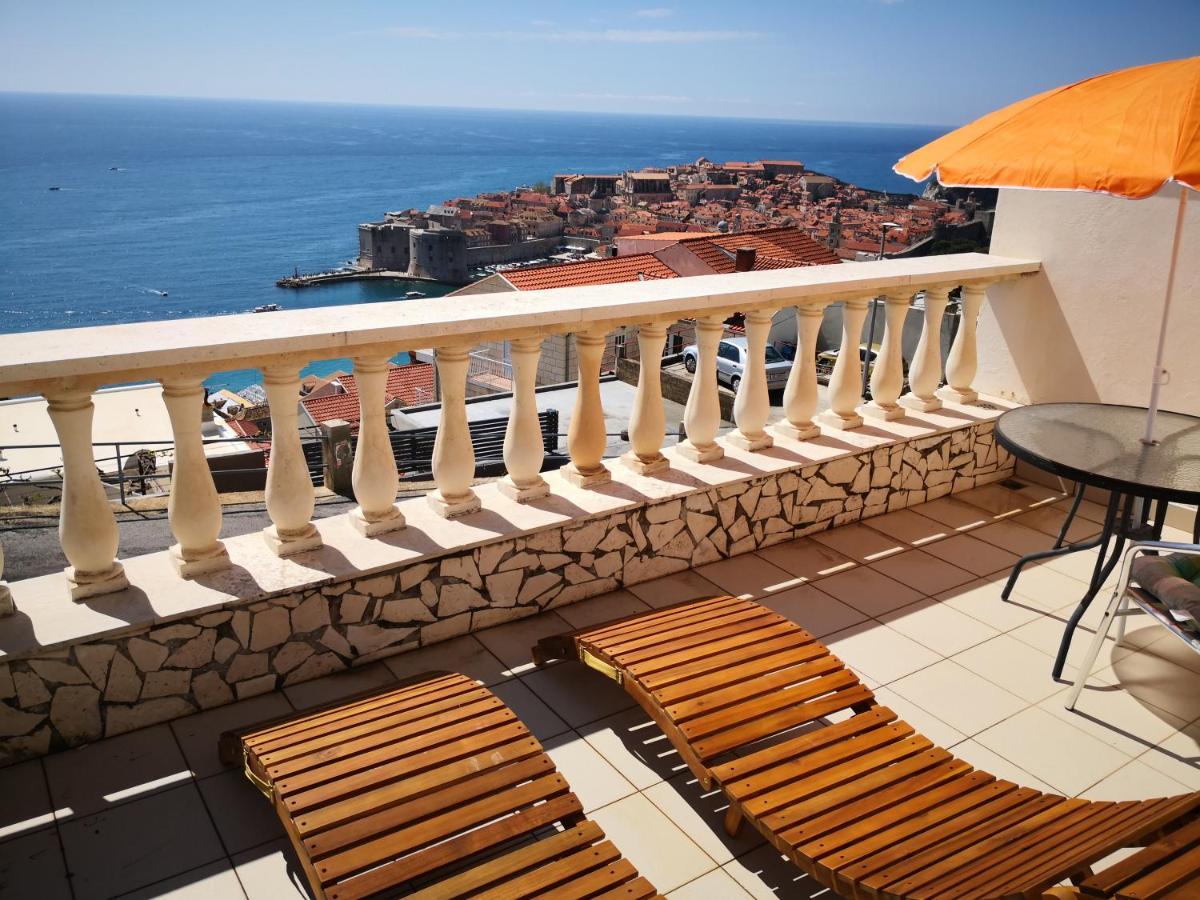 Panoramic Sea And Old Town View Dubrovnik Exterior photo
