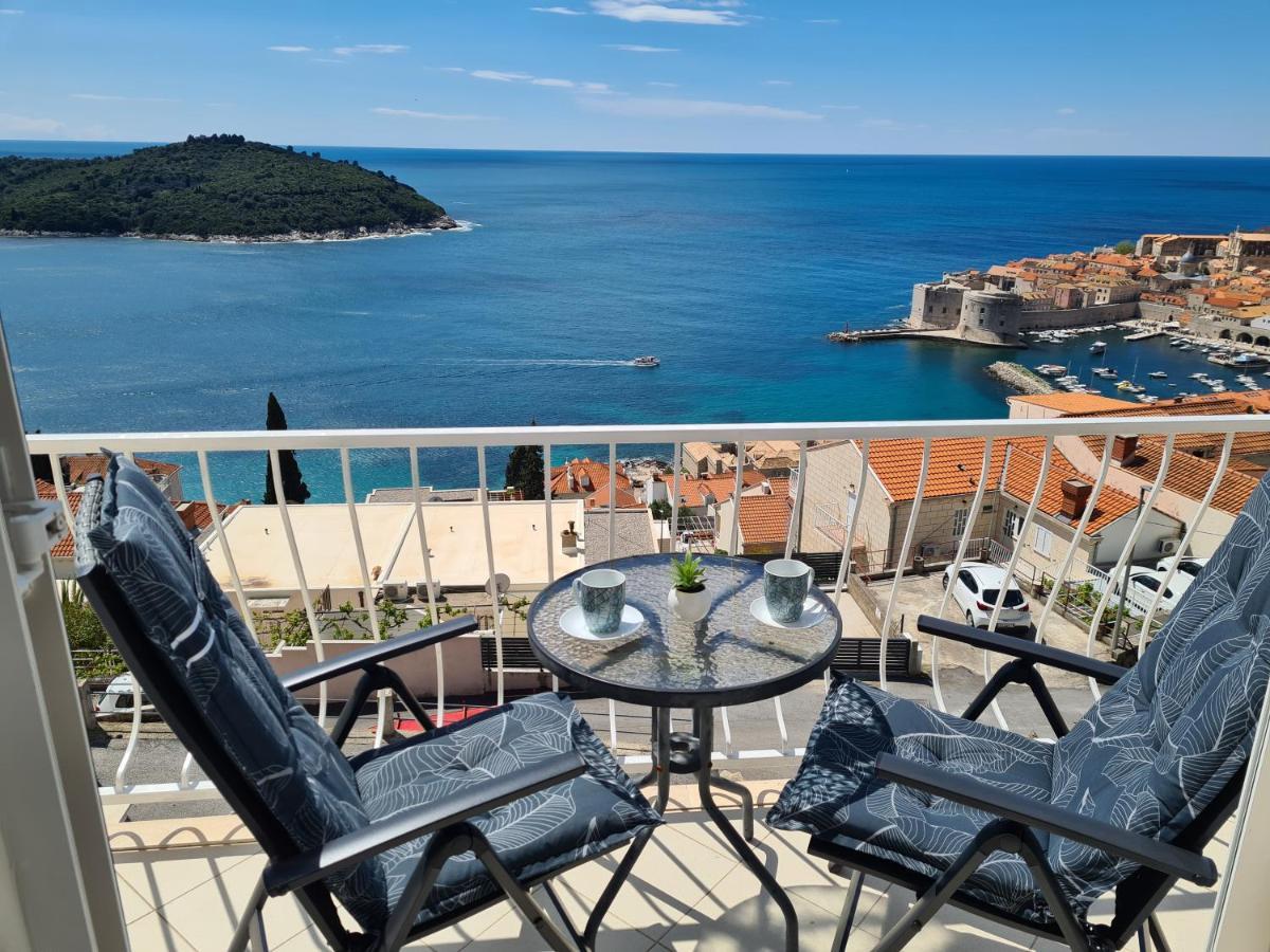 Panoramic Sea And Old Town View Dubrovnik Exterior photo